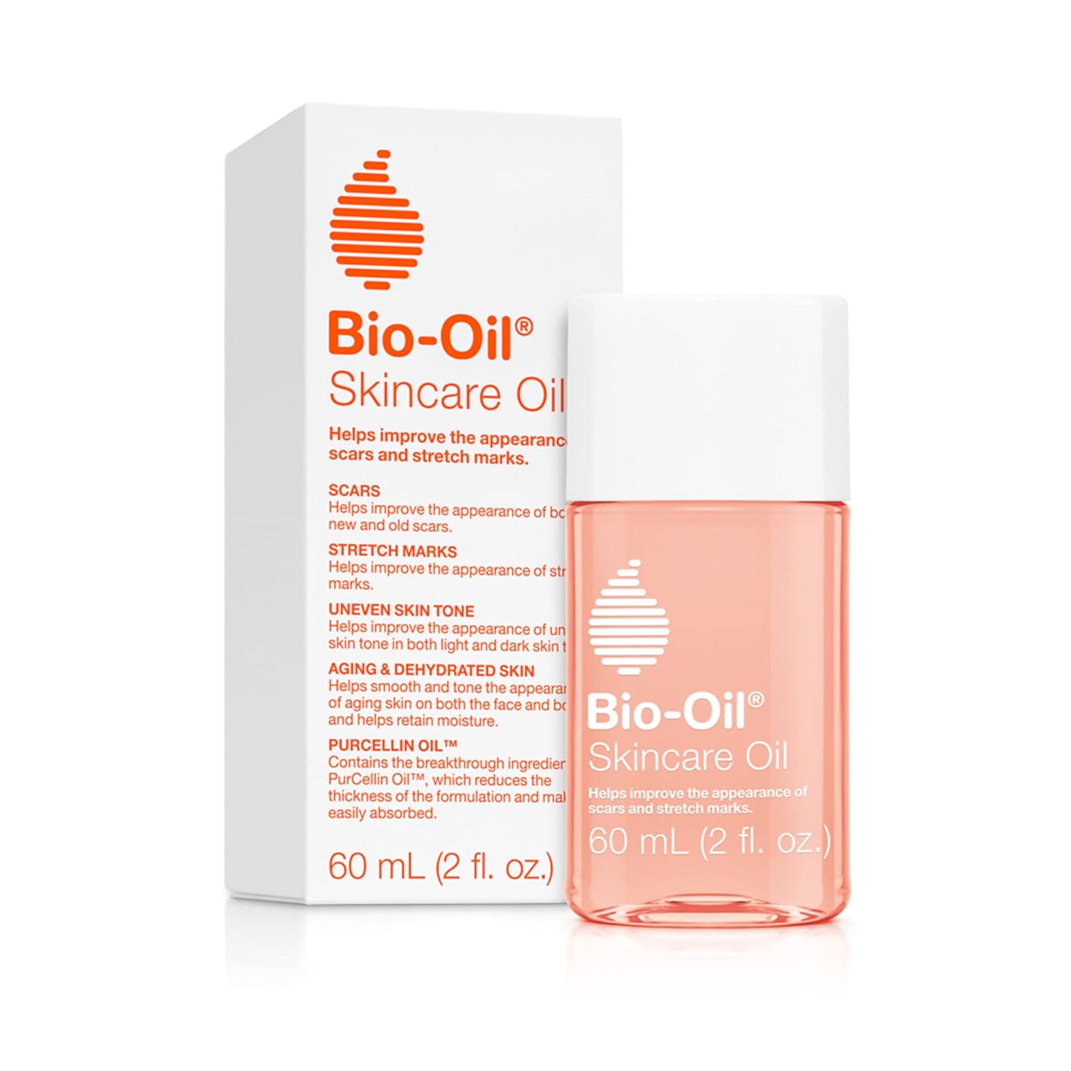 Bio-Oil Skincare Body Oil, Vitamin E, Serum for Scars & Stretchmarks, Face & Body Moisturizer, 2 oz, All Skin Types - 24hrsmart